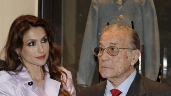 Paloma Cuevas y su padre, Victoriano Valencia, en 2014