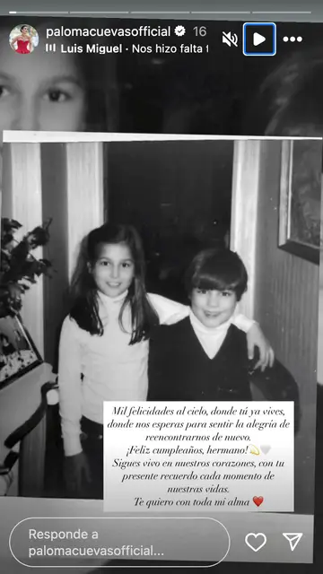 Paloma Cuevas recuerda a su hermano fallecido, Victoriano Cuevas Paloma Cuevas recuerda a su hermano fallecido, Victoriano Cuevas
