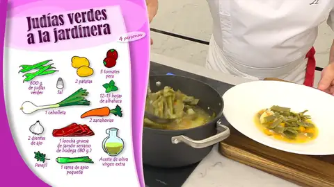 Ingredientes Judías verdes a la jardinera Ingredientes Judías verdes a la jardinera