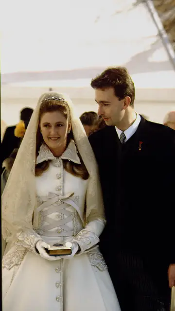 Francesca Thyssen casándose con el archiduque Karl von Habsburg Francesca Thyssen casándose con el archiduque Karl von Habsburg