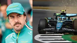 Fernando Alonso durante el GP de Silverstone Fernando Alonso durante el GP de Silverstone