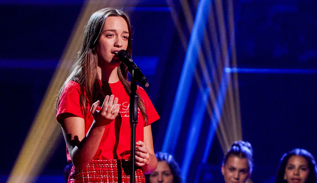 Carolina enmudece el plató de La Voz Kids con esta actuación: “Pelos de punta”