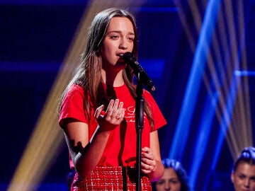 Carolina enmudece el plató de La Voz Kids con esta actuación: “Pelos de punta” 
