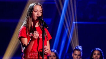 Carolina enmudece el plató de La Voz Kids con esta actuación: “Pelos de punta” 