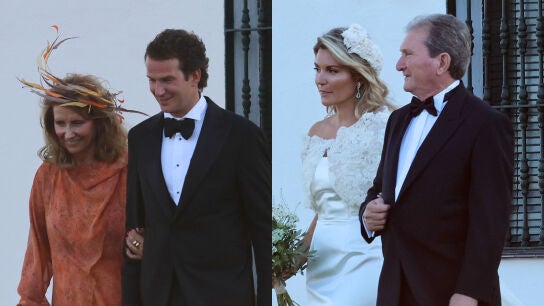 Luis Astolfi Jr. y Cristina Serrano antes de su boda