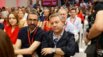 Imagen de Page en el Comité Federal del PSOE