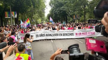 Imagen de la manifestación del Orgullo