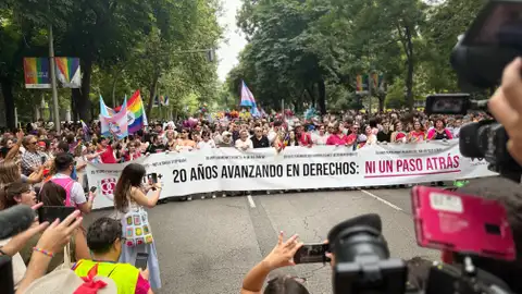 Imagen de la manifestación del Orgullo Imagen de la manifestación del Orgullo