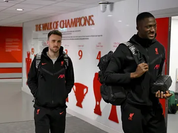 Diogo Jota y Konaté Diogo Jota y Konaté