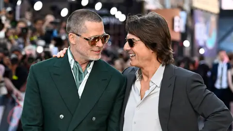 Brad Pitt y Tom Cruise Brad Pitt y Tom Cruise