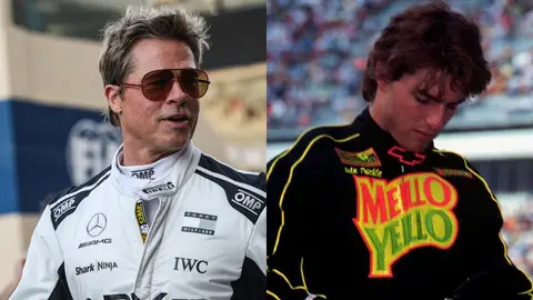 Brad Pitt en F1 y Tom Cruise en Días de trueno Brad Pitt en F1 y Tom Cruise en Días de trueno