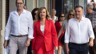 Pilar Alegr&iacute;a matiza su defensa a Paco Salazar: "Su renuncia era necesaria en el partido"