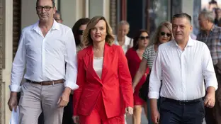 Pilar Alegría matiza su defensa a Paco Salazar: "Su renuncia era necesaria en el partido" Pilar Alegría matiza su defensa a Paco Salazar: "Su renuncia era necesaria en el partido"