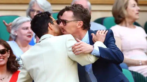 Rami Malek y Benedict Cumberbatch se saludaron en las gradas Rami Malek y Benedict Cumberbatch se saludaron en las gradas