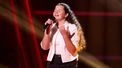 María Eugenia, talent de La Voz Kids María Eugenia, talent de La Voz Kids