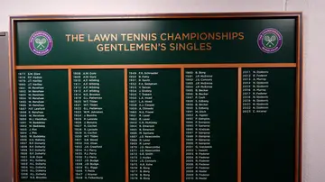 El muro de los campeones en Wimbledon El muro de los campeones en Wimbledon