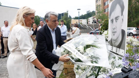 Homenaje en Ermua a Miguel &Aacute;ngel Blanco por su asesinato