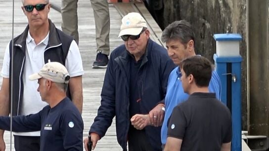 El rey Juan Carlos en Sanxenxo