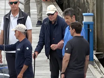 El rey Juan Carlos en Sanxenxo El rey Juan Carlos en Sanxenxo