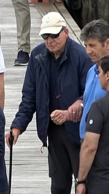 El rey Juan Carlos en Sanxenxo