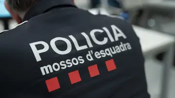 Imagen de archivo de un mosso d'escuadra Imagen de archivo de un mosso d'escuadra