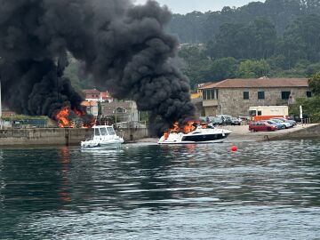 Incendio yate