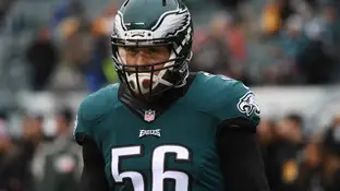 Bryan Braman, en un partido con los Philadelphia Eagles en 2016 Bryan Braman, en un partido con los Philadelphia Eagles en 2016