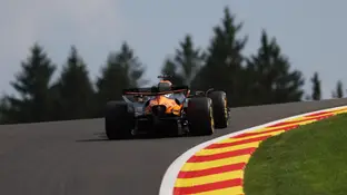 Oscar Piastri en el McLaren Oscar Piastri en el McLaren