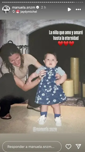 Jaydy Michel felicita a su hija Manuela por su 24 cumpleaños Jaydy Michel felicita a su hija Manuela por su 24 cumpleaños