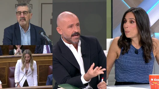 Jaime de los Santos y Pilar Velasco sobre la dimisión del comisionado Jaime de los Santos y Pilar Velasco sobre la dimisión del comisionado