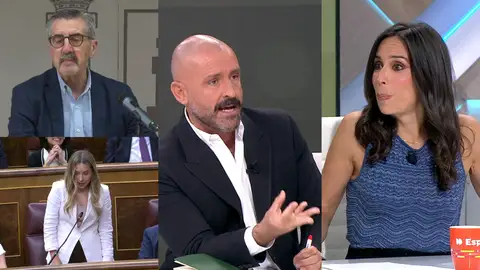 Jaime de los Santos y Pilar Velasco sobre la dimisión del comisionado Jaime de los Santos y Pilar Velasco sobre la dimisión del comisionado