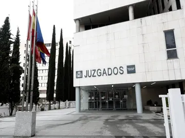 Vista del exterior de los Juzgados de Plaza Castilla, en una imagen de archivo Vista del exterior de los Juzgados de Plaza Castilla, en una imagen de archivo