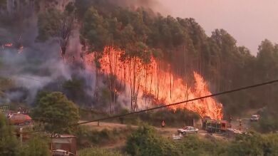 Estabilizado el incendio que arrasó casi 4.800 hectáreas en Ponte da Barca (Portugal) 