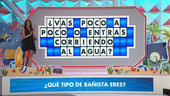 La cuestión de todos los veranos, a debate en La ruleta de la suerte: ¿eres de tirarte al agua o de probar antes? La cuestión de todos los veranos, a debate en La ruleta de la suerte: ¿eres de tirarte al agua o de probar antes?