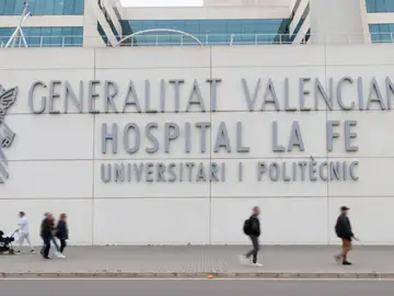 Foto de archivo del Hospital La Fe de Valencia Foto de archivo del Hospital La Fe de Valencia