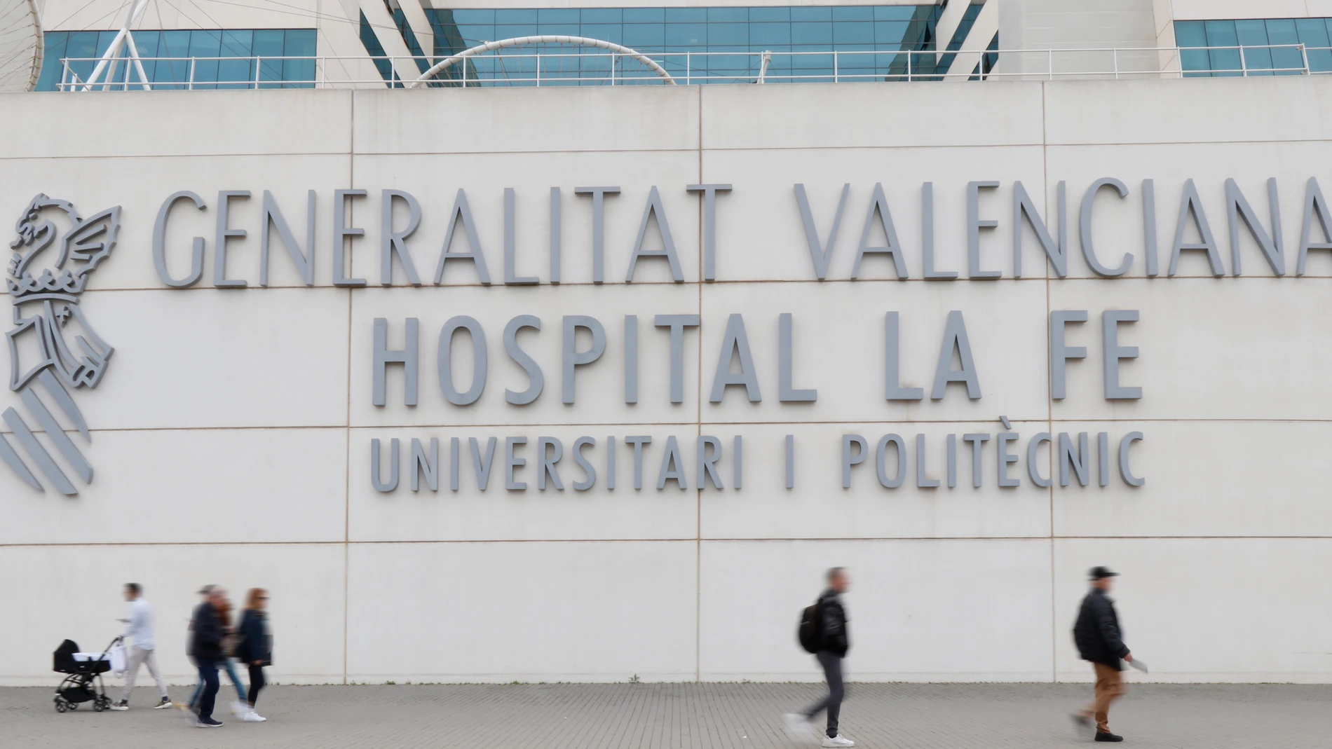 Foto de archivo del Hospital La Fe de Valencia Foto de archivo del Hospital La Fe de Valencia