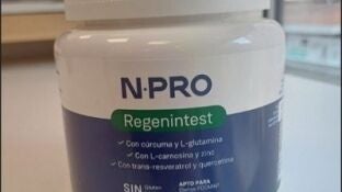 Complemento alimenticio 'N-PRO Regenintest'. 