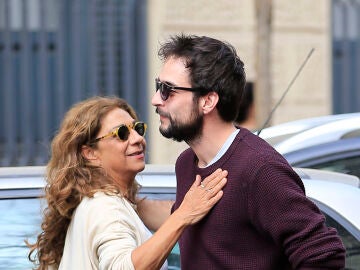 Lolita Flores y su yerno, Gonzalo Sierra, en 2018