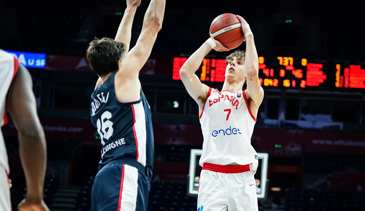 Guillermo del Pino durante el partido