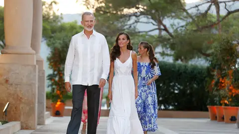 La reina Letizia y el rey Felipe VI en Marivent La reina Letizia y el rey Felipe VI en Marivent