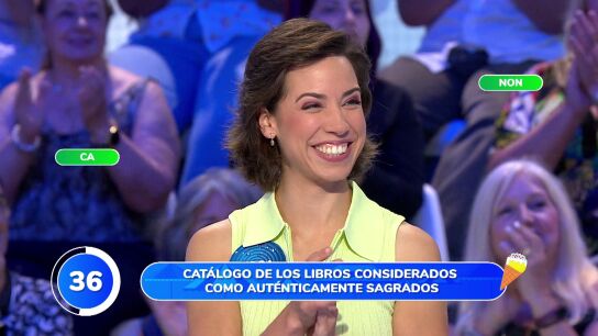 &iexcl;Impresionante! Rosa, &ldquo;bendecida&rdquo;, deja a todos impactados con un pleno en las Palabras Cruzadas