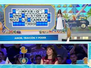 Imperio, la superproducción que ha conquistado a medio mundo, se cuela en La ruleta de la suerte Imperio, la superproducción que ha conquistado a medio mundo, se cuela en La ruleta de la suerte