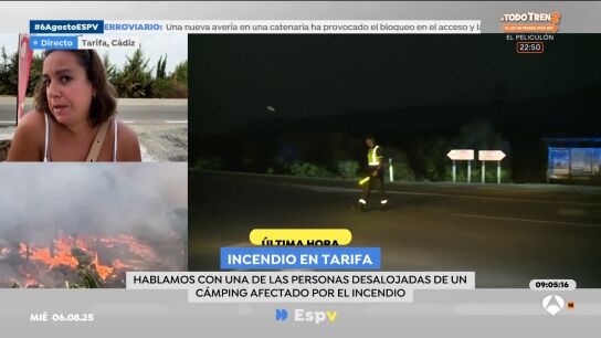Afectada incendio Tarifa