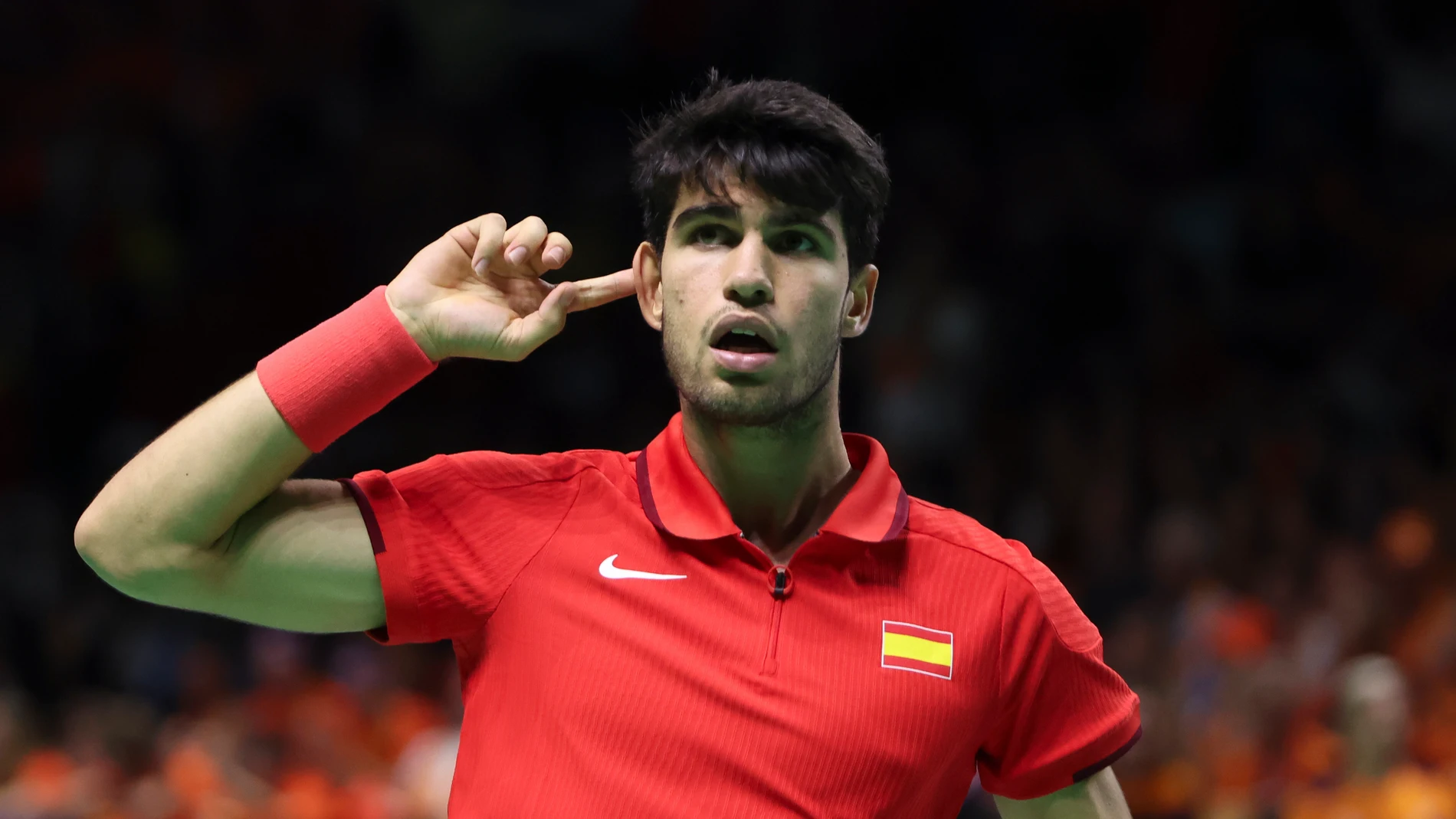 Carlos Alcaraz con España en la Copa Davis Carlos Alcaraz con España en la Copa Davis