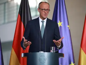 El canciller alemán, Friedrich Merz El canciller alemán, Friedrich Merz