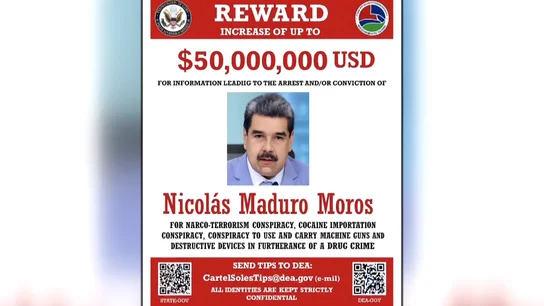 Estados Unidos ofrece 50 millones de dólares de recompensa para el arresto de Nicolás Maduro Estados Unidos ofrece 50 millones de dólares de recompensa para el arresto de Nicolás Maduro