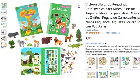 Libros de pegatinas de Amazon Libros de pegatinas de Amazon