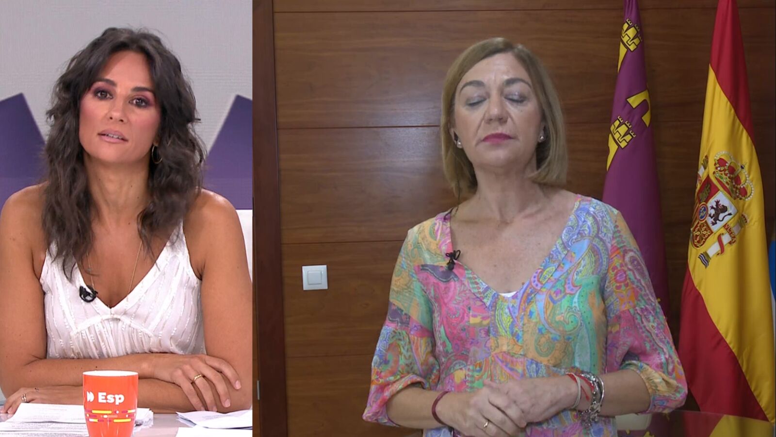 La alcaldesa de Jumilla, en Espejo Público: 