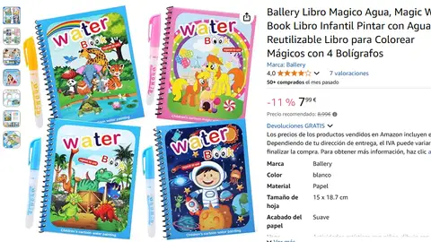 Cuaderno de dibujo mágico de Amazon Cuaderno de dibujo mágico de Amazon