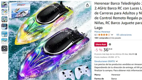 Barcos teledirigidos de Amazon Barcos teledirigidos de Amazon